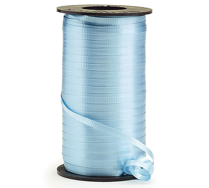Light Blue Curling Ribbon Roll Singapore